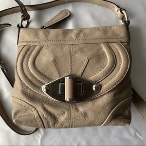 B. Makowsky   Leather Organizer / Crossbody Bag